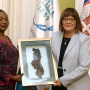 12 October 2019 National Assembly Speaker Maja Gojkovic and the Parliament Speaker of Malawi Catherine Gotani Hara